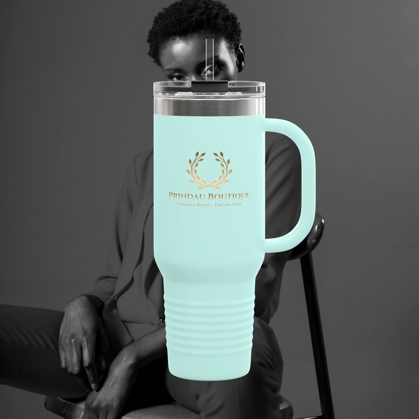 Prindau Boutique Signature Insulated Travel Mug,