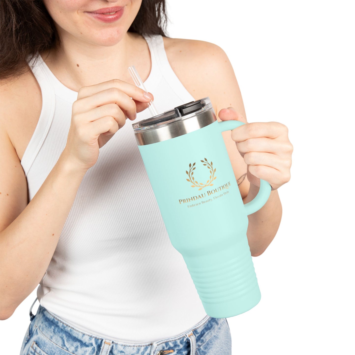 Prindau Boutique Signature Insulated Travel Mug,