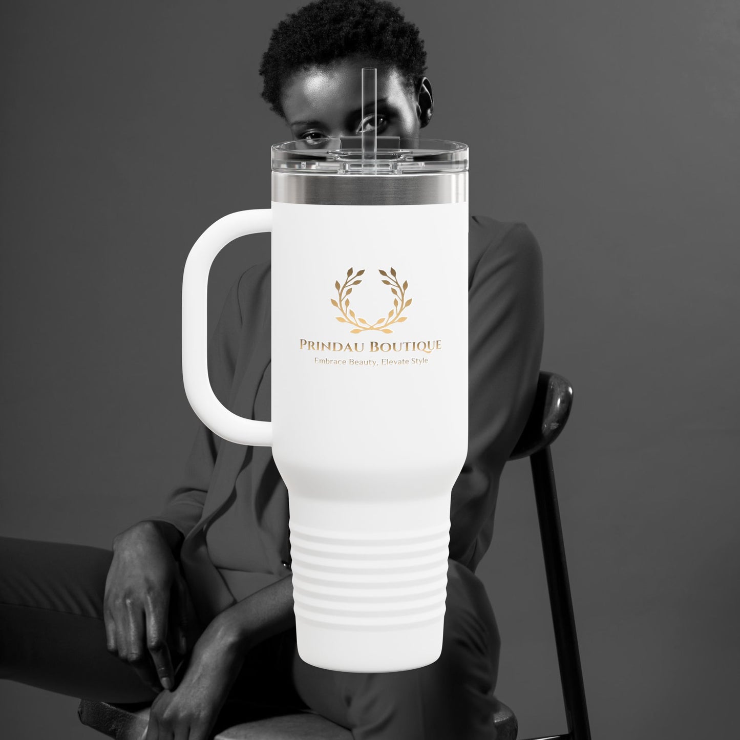 Prindau Boutique Signature Insulated Travel Mug,