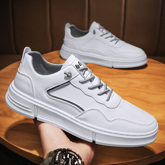 Little White Shoes Students Korean Style Trendy Shoes Men'S Shoes Live Live Delivery