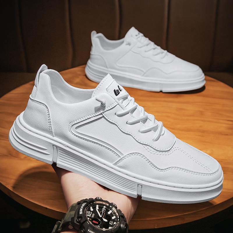 Little White Shoes Students Korean Style Trendy Shoes Men'S Shoes Live Live Delivery