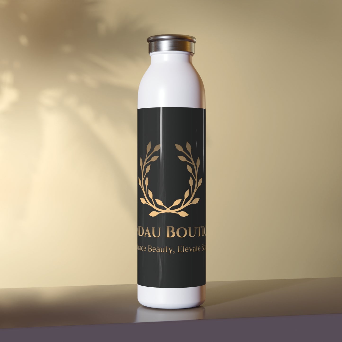 Prindau Boutique Signature Slim Water Bottle