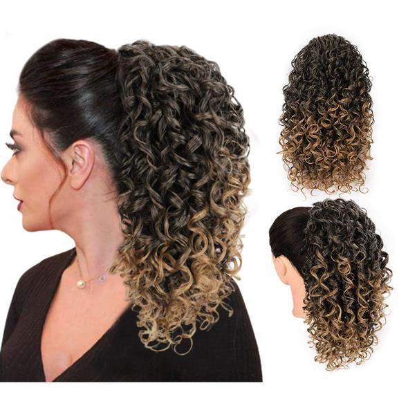 Curly Stretch Mesh Hair Bag Wig