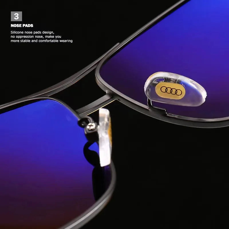 Audi Elite Polarized Driving Sunglasses – Luxury Anti-Glare Shades for A-Series & Q-Series